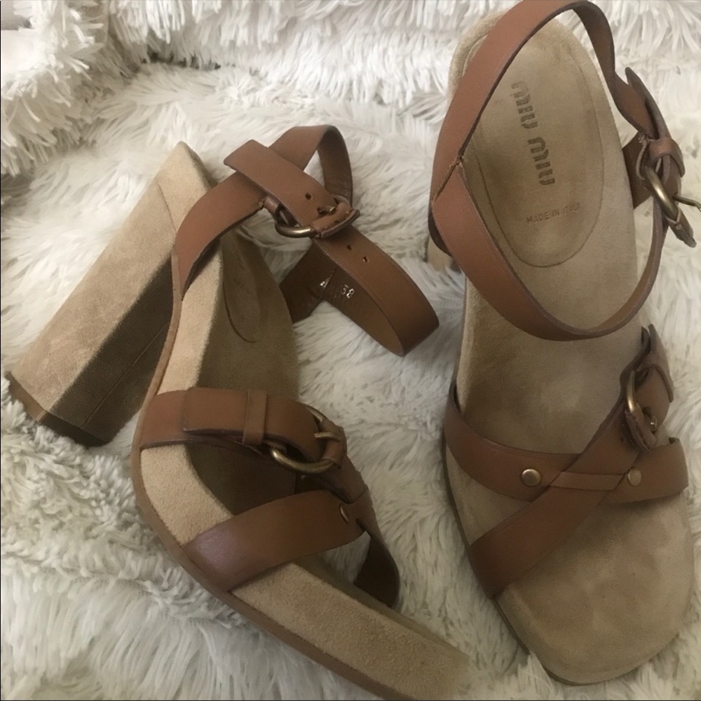 Miu Miu sandals size 38